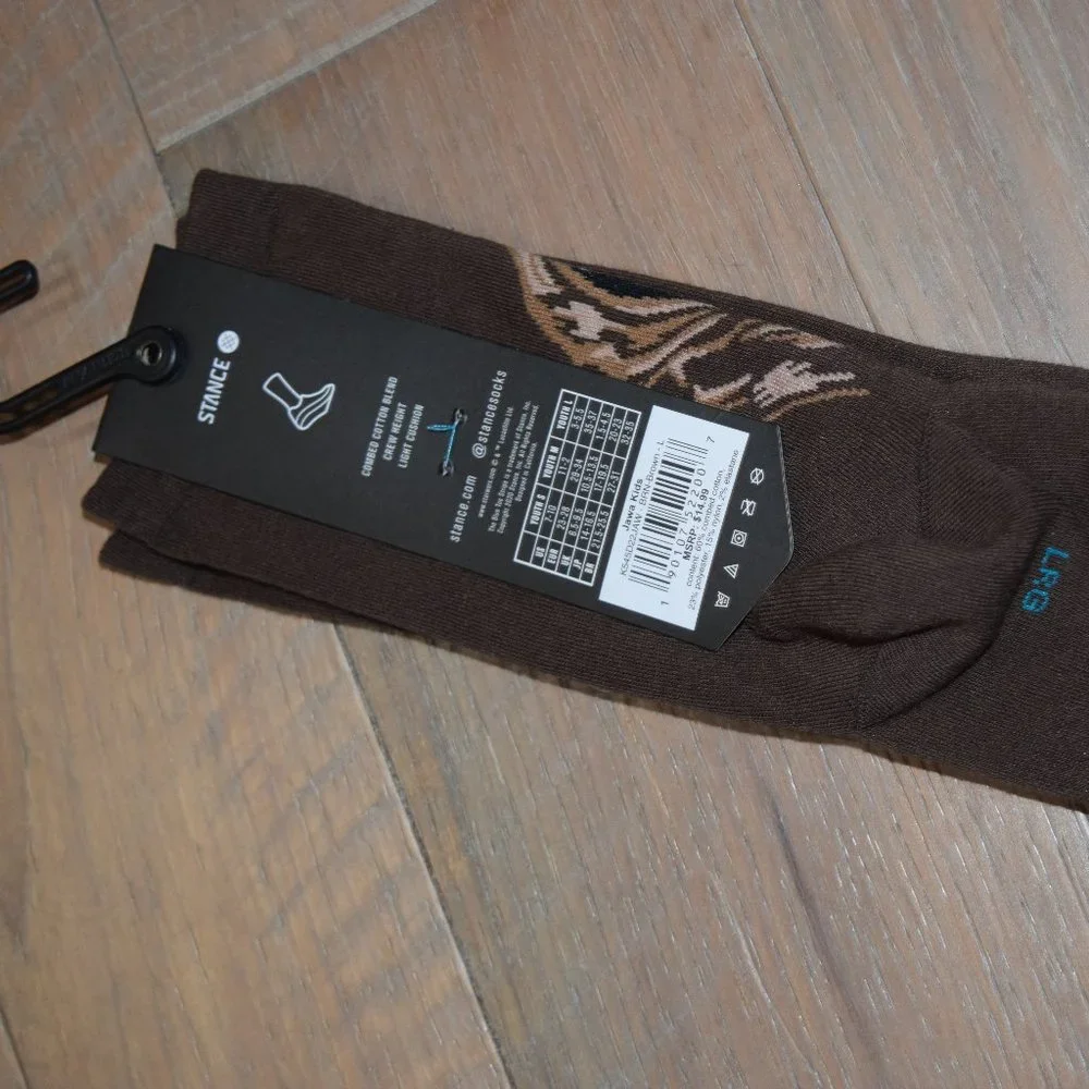 NEW Stance X Star Wars Jawa Kids Crew Socks Casual DIsney Large Youth 3-5.5 #G3